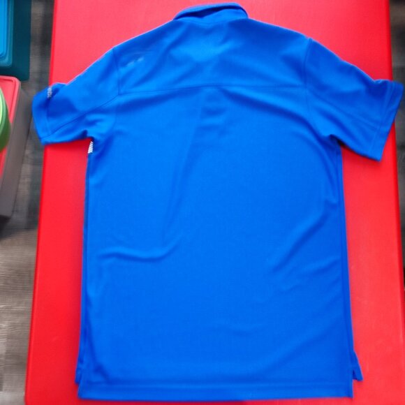 Reebok Play-Dry athletic polo shirt blue men's size M - Picture 3 of 8